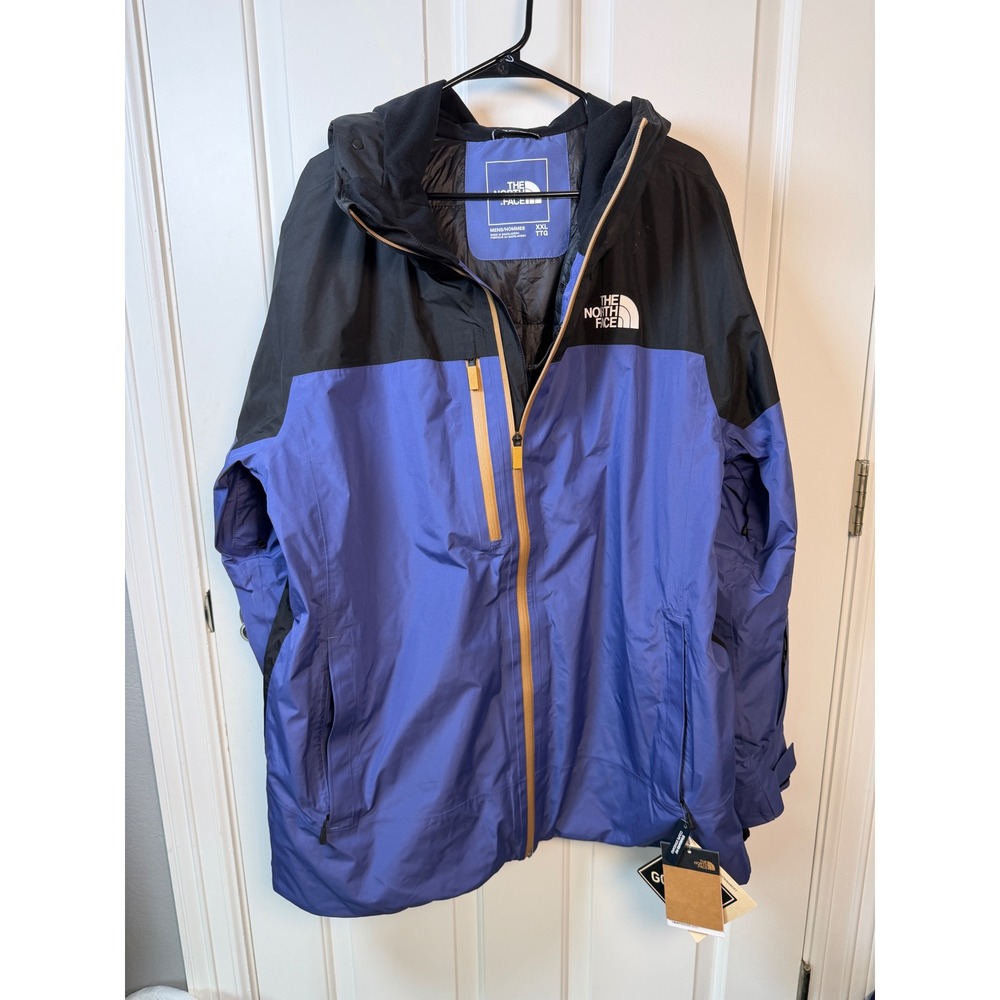 The North Face Dawnstrike GTX Jacket Mens XXL Cave Blue Black GORE-TEX NWT